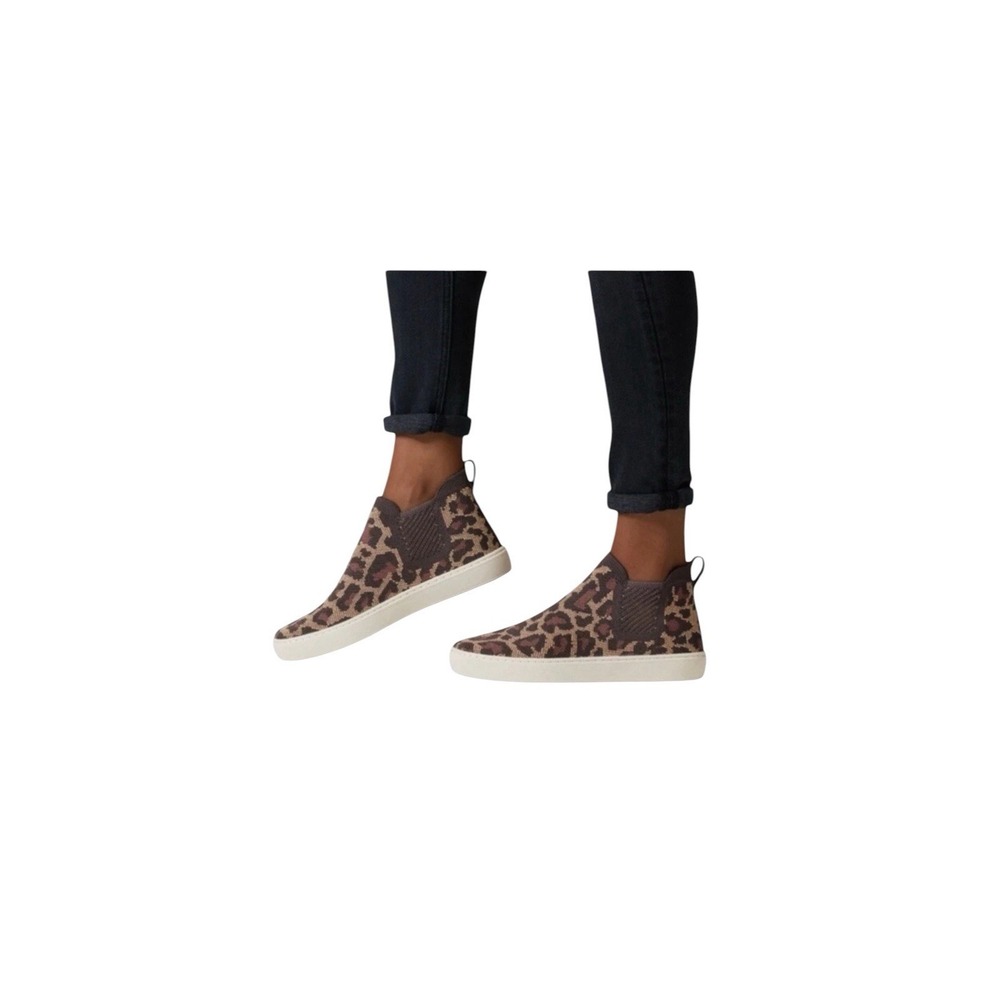 Rothy's Women's Chelsea Boot Wildcat‎ Leopard Print Size W9.5